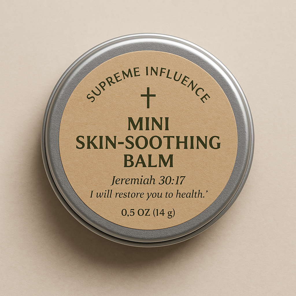 Mini Skin-Soothing Balm — “Healed by Grace” (0.5 oz)